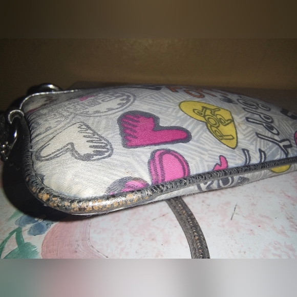 Coach Poppy Graffiti Wristlet - Picture 3 of 10